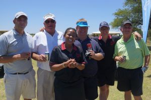 Vleis and his team with Zandile & Paul